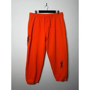 Supreme Tag Sweatpants Orange